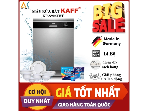 Máy Rửa Chén Bán Âm Tủ KAFF KF- S906TFT - Made In Germany